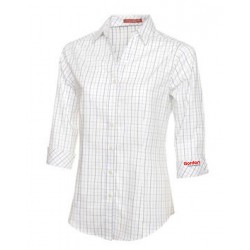 COAL HARBOUR TATTERSALL CHECK WOVEN LADIES' SHIRT